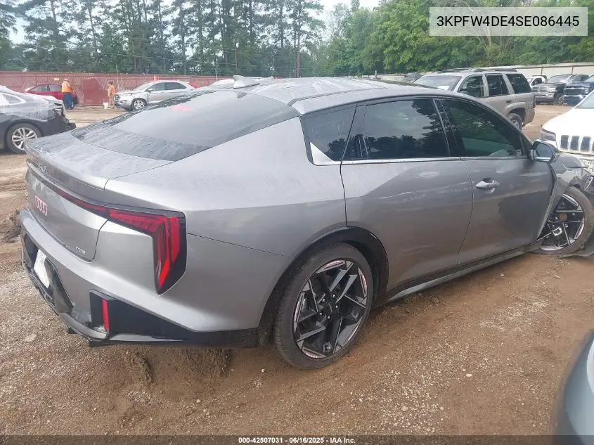 2025 Kia K4 Gt-Line VIN: 3KPFW4DE4SE086445 Lot: 42507031
