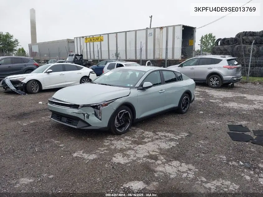 2025 Kia K4 Ex VIN: 3KPFU4DE9SE013769 Lot: 42514818