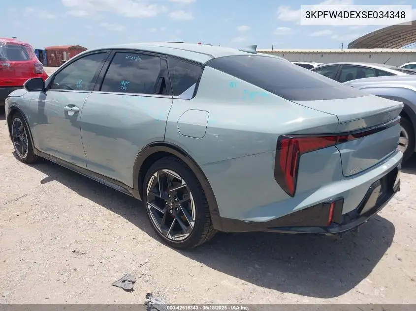 2025 Kia K4 Gt-Line VIN: 3KPFW4DEXSE034348 Lot: 42516343
