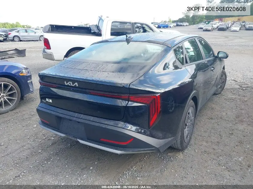 2025 Kia K4 Lx VIN: 3KPFT4DE5SE020608 Lot: 42530866