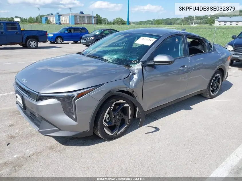 2025 Kia K4 Ex VIN: 3KPFU4DE3SE032379 Lot: 42532243