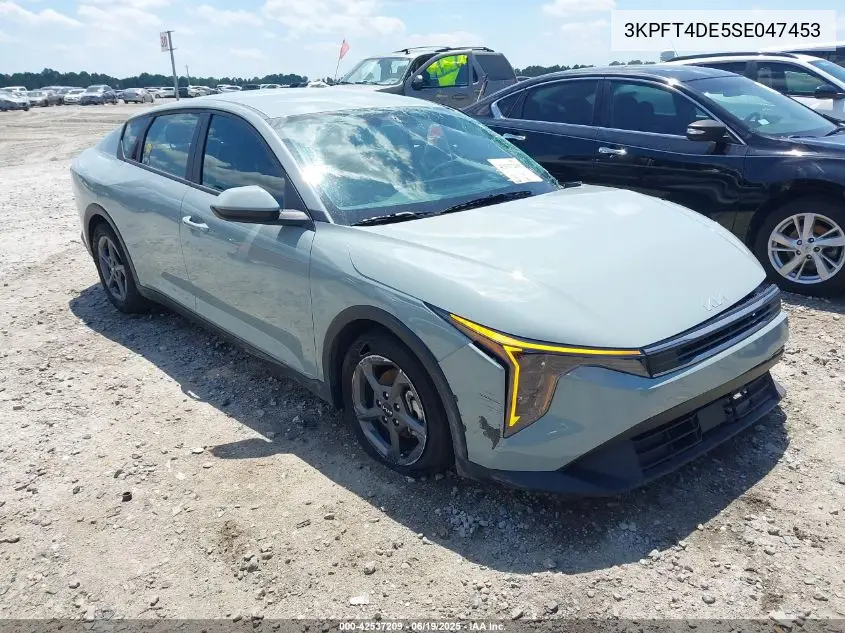 2025 Kia K4 Lxs VIN: 3KPFT4DE5SE047453 Lot: 42537209