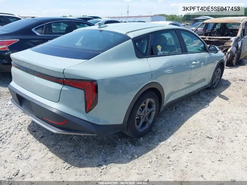 2025 Kia K4 Lxs VIN: 3KPFT4DE5SE047453 Lot: 42537209