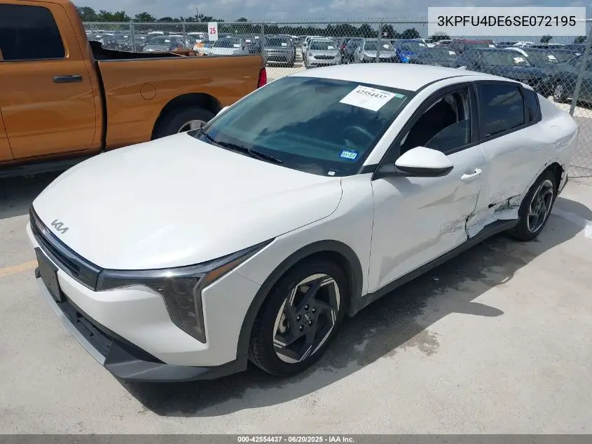 2025 Kia K4 Ex VIN: 3KPFU4DE6SE072195 Lot: 42554437