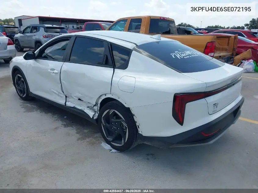 2025 Kia K4 Ex VIN: 3KPFU4DE6SE072195 Lot: 42554437