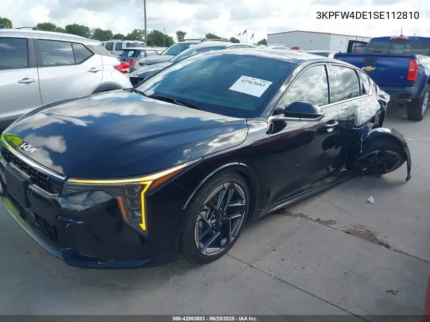 2025 Kia K4 Gt-Line VIN: 3KPFW4DE1SE112810 Lot: 42563683