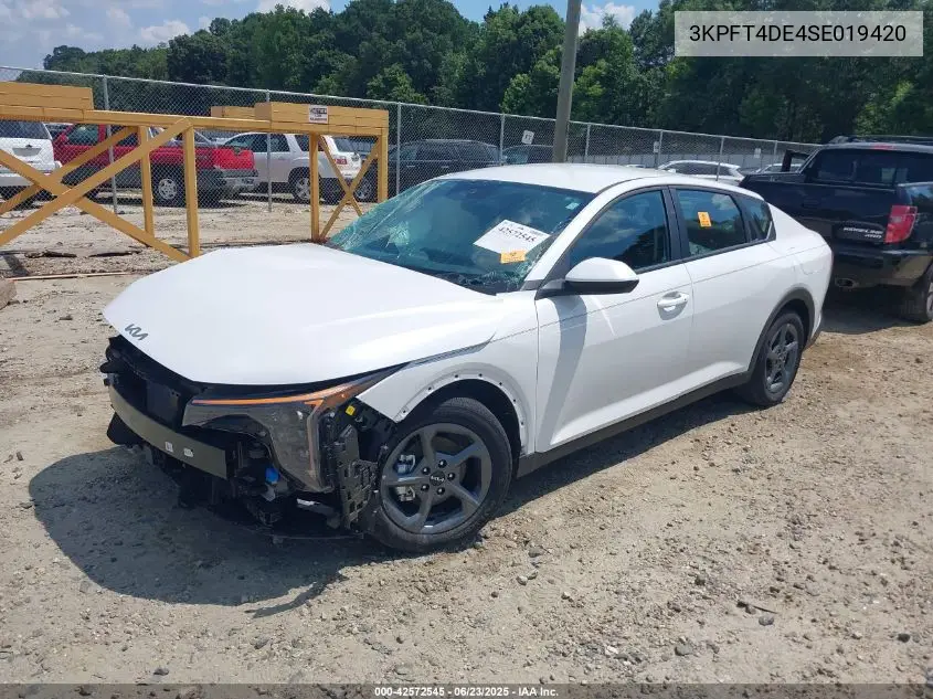 2025 Kia K4 Lxs VIN: 3KPFT4DE4SE019420 Lot: 42572545