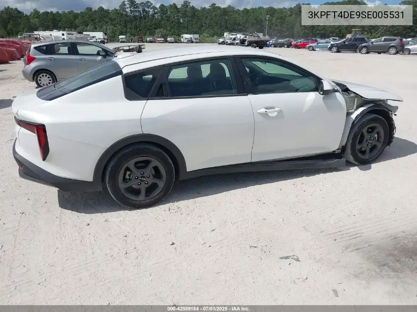 2025 Kia K4 Lxs VIN: 3KPFT4DE9SE005531 Lot: 42589184