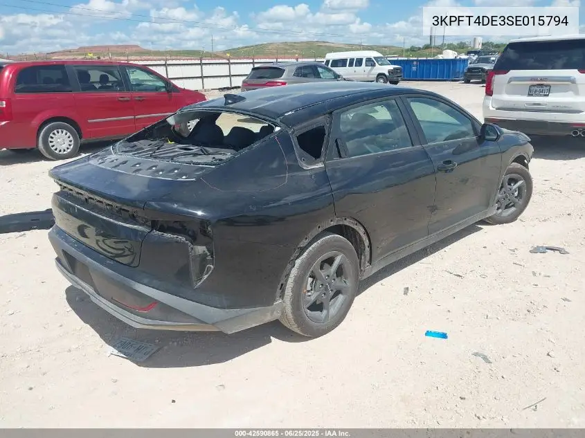 2025 Kia K4 Lxs VIN: 3KPFT4DE3SE015794 Lot: 42590865
