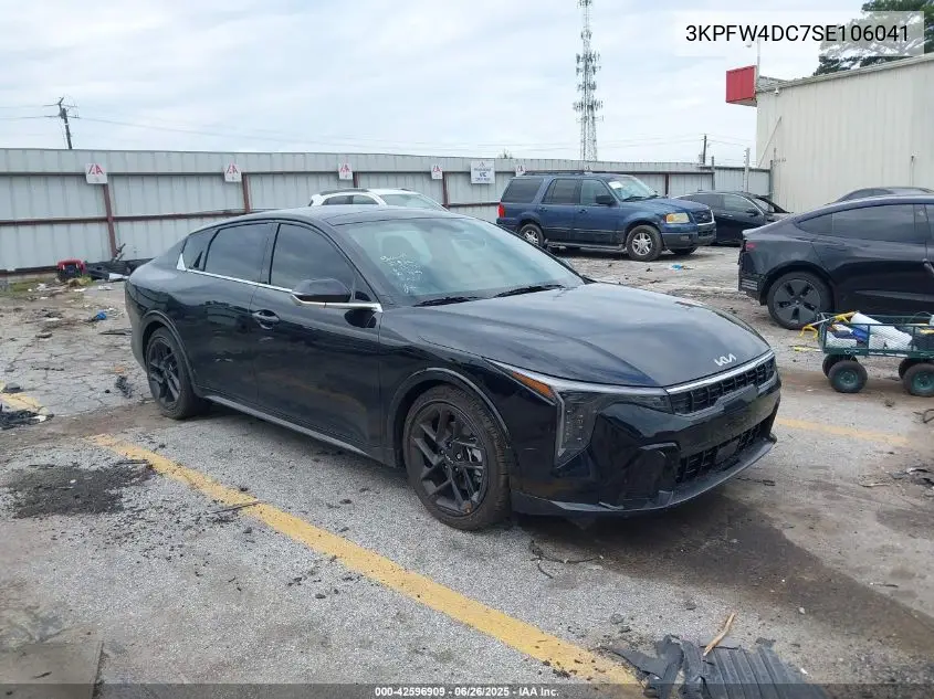 2025 Kia K4 Gt-Line Turbo VIN: 3KPFW4DC7SE106041 Lot: 42596909