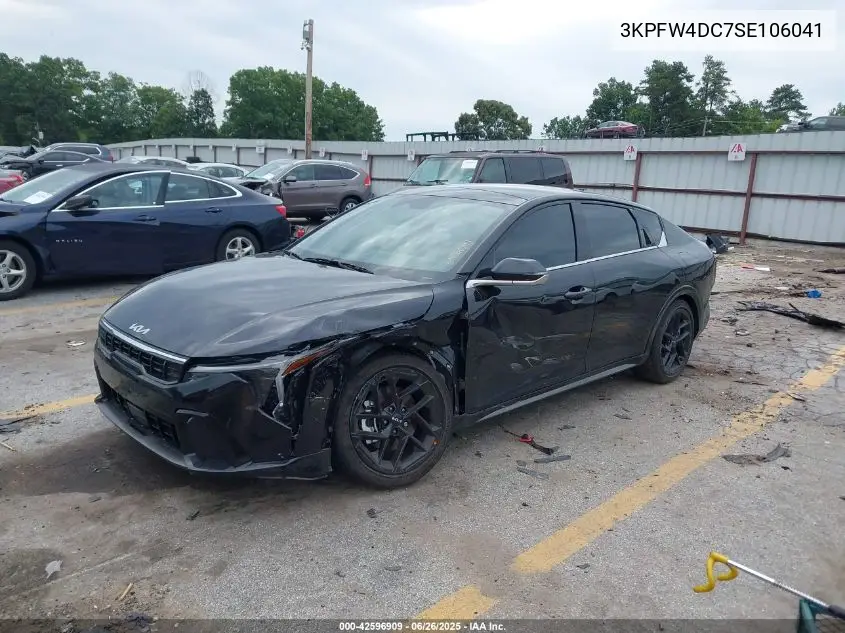 2025 Kia K4 Gt-Line Turbo VIN: 3KPFW4DC7SE106041 Lot: 42596909
