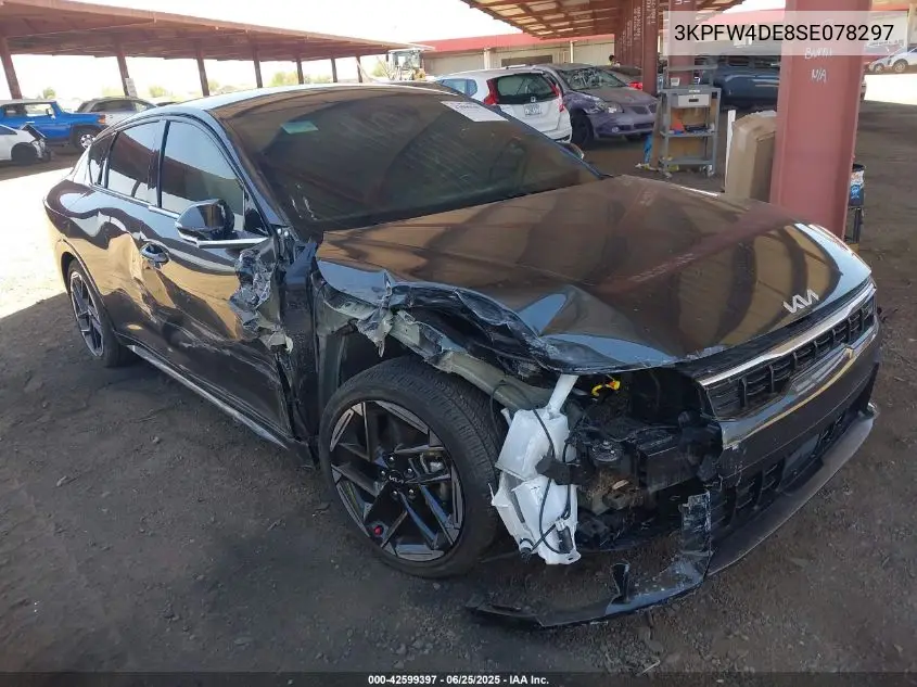 2025 Kia K4 Gt-Line VIN: 3KPFW4DE8SE078297 Lot: 42599397
