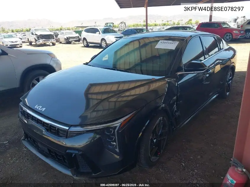 2025 Kia K4 Gt-Line VIN: 3KPFW4DE8SE078297 Lot: 42599397