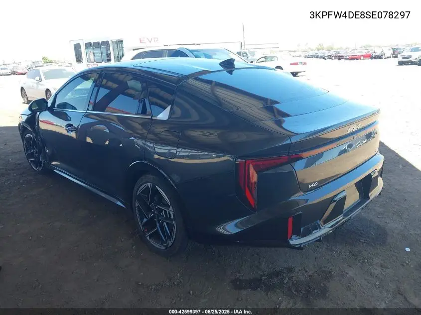 2025 Kia K4 Gt-Line VIN: 3KPFW4DE8SE078297 Lot: 42599397
