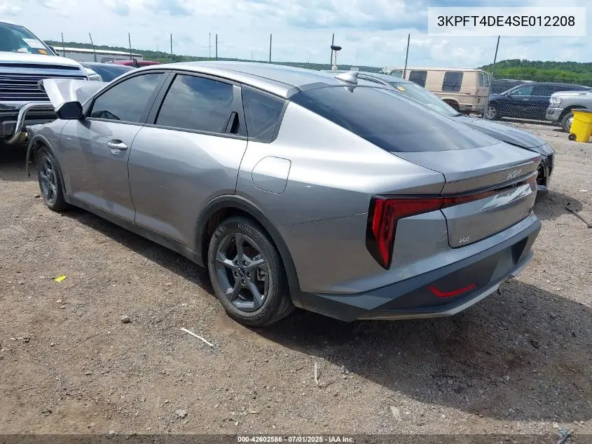 2025 Kia K4 Lxs VIN: 3KPFT4DE4SE012208 Lot: 42602586