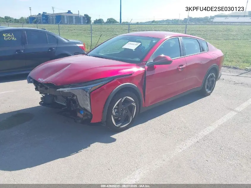 2025 Kia K4 Ex VIN: 3KPFU4DE2SE030123 Lot: 42605239