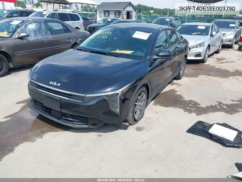 2025 Kia K4 Lx VIN: 3KPFT4DE1SE003790 Lot: 42615545