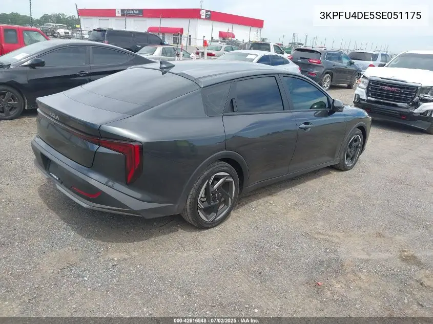 2025 Kia K4 Ex VIN: 3KPFU4DE5SE051175 Lot: 42616548