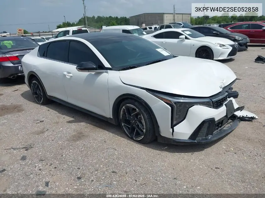 2025 Kia K4 Gt-Line VIN: 3KPFW4DE2SE052858 Lot: 42628098