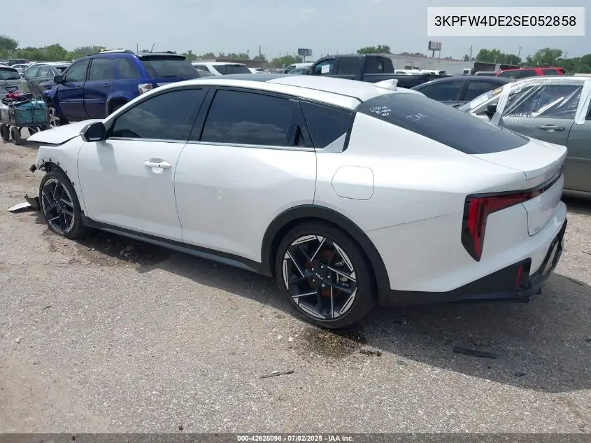 2025 Kia K4 Gt-Line VIN: 3KPFW4DE2SE052858 Lot: 42628098