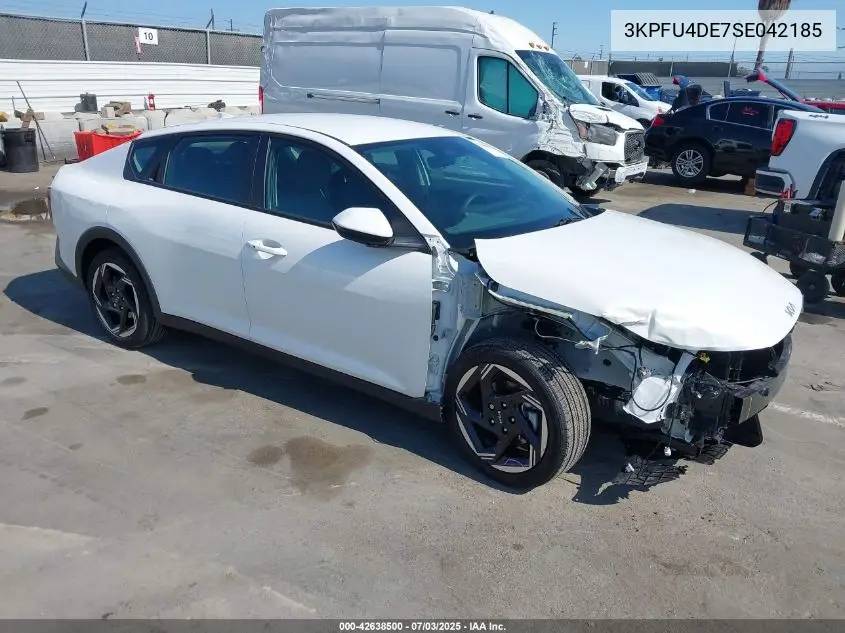 2025 Kia K4 Ex VIN: 3KPFU4DE7SE042185 Lot: 42638500