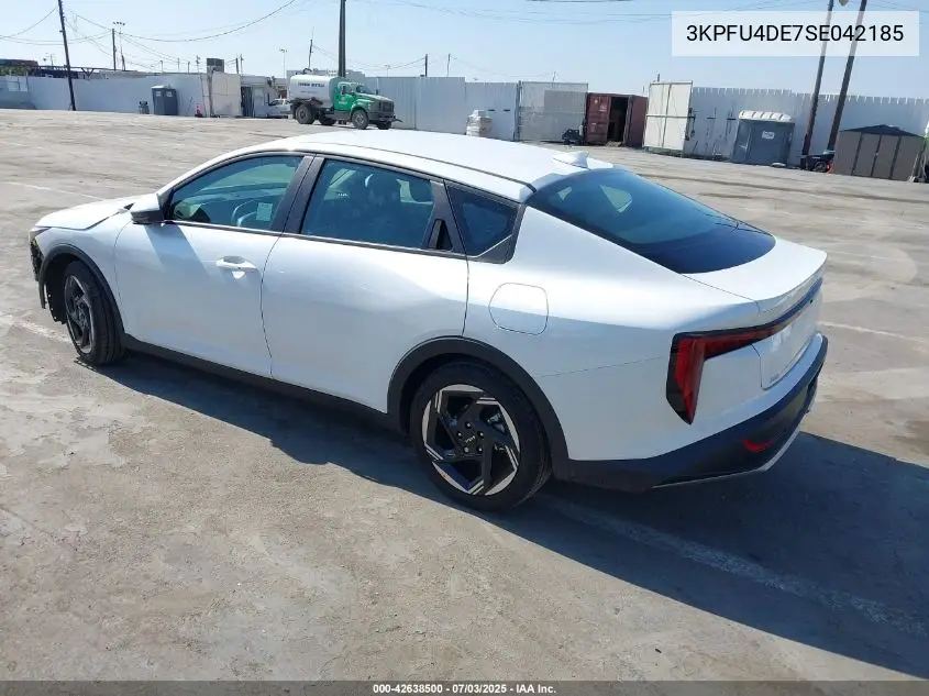 2025 Kia K4 Ex VIN: 3KPFU4DE7SE042185 Lot: 42638500