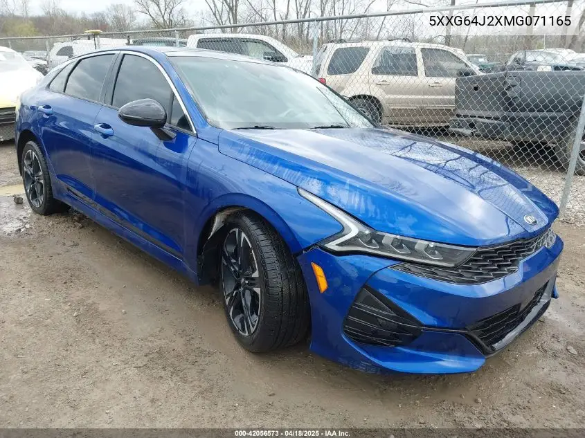 2021 Kia K5 Gt-Line VIN: 5XXG64J2XMG071165 Lot: 42056573