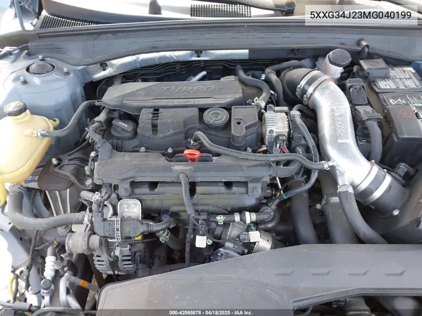 2021 Kia K5 Ex VIN: 5XXG34J23MG040199 Lot: 42065878