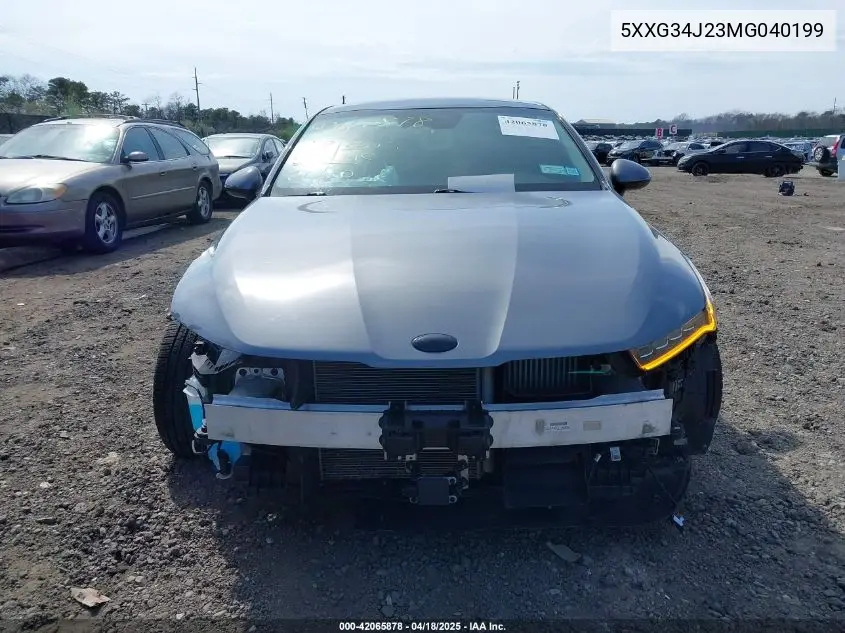 2021 Kia K5 Ex VIN: 5XXG34J23MG040199 Lot: 42065878