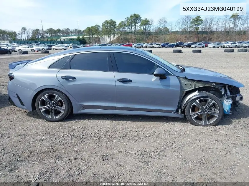 2021 Kia K5 Ex VIN: 5XXG34J23MG040199 Lot: 42065878