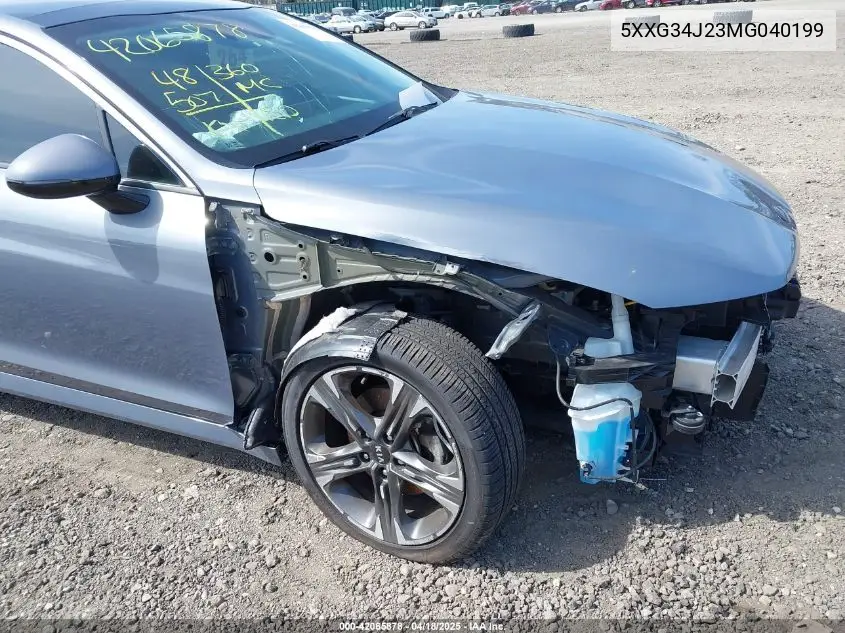 2021 Kia K5 Ex VIN: 5XXG34J23MG040199 Lot: 42065878