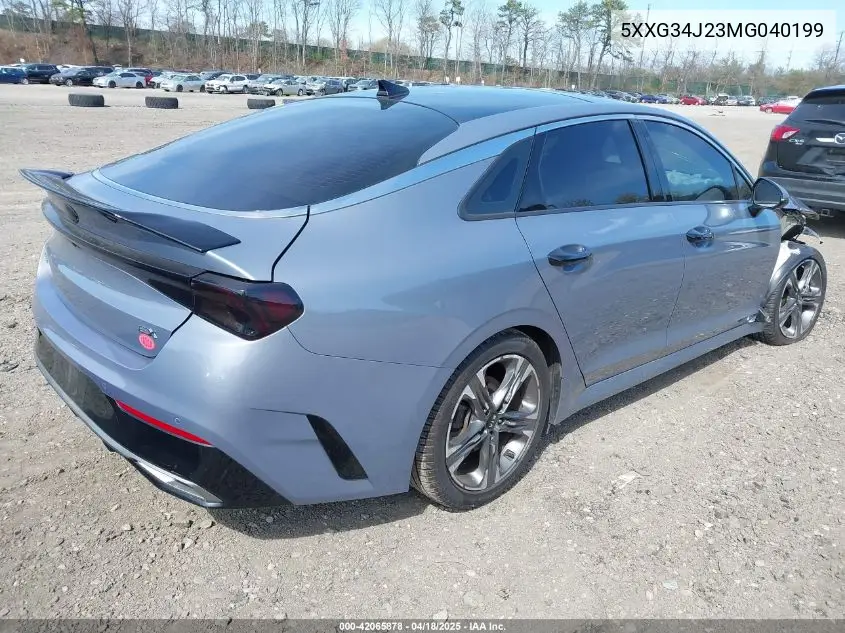 2021 Kia K5 Ex VIN: 5XXG34J23MG040199 Lot: 42065878