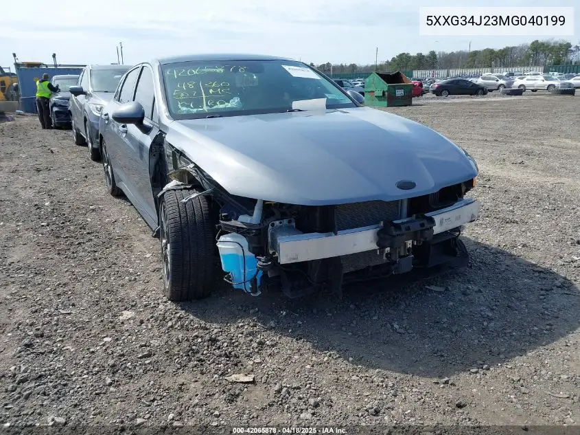 2021 Kia K5 Ex VIN: 5XXG34J23MG040199 Lot: 42065878