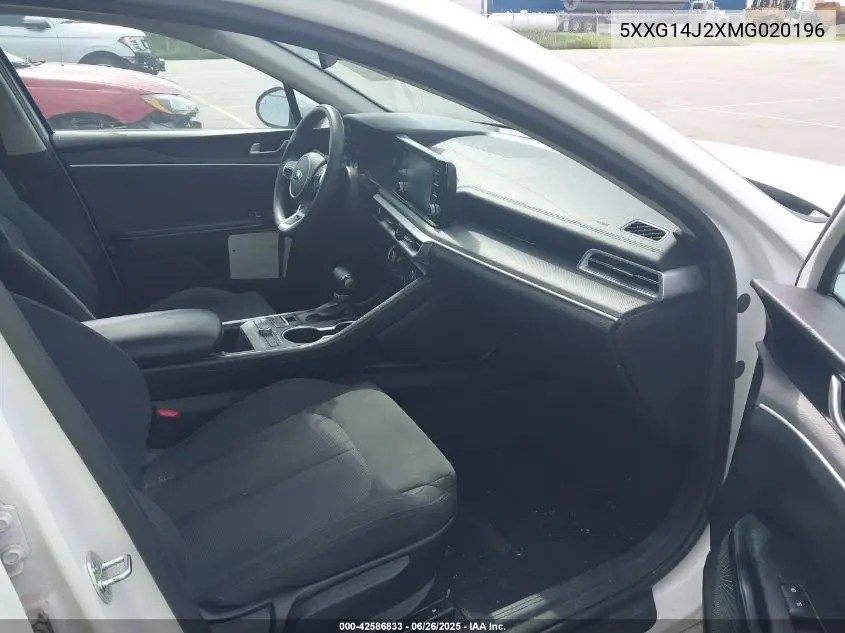 2021 Kia K5 Lxs VIN: 5XXG14J2XMG020196 Lot: 42586833