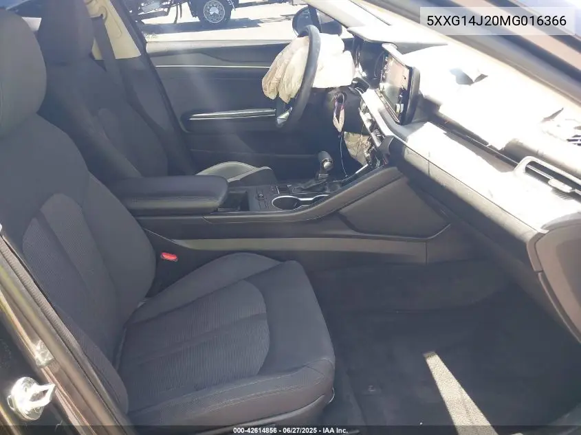2021 Kia K5 Lxs VIN: 5XXG14J20MG016366 Lot: 42614856