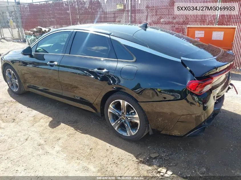 2021 Kia K5 Ex VIN: 5XXG34J27MG069933 Lot: 42616256