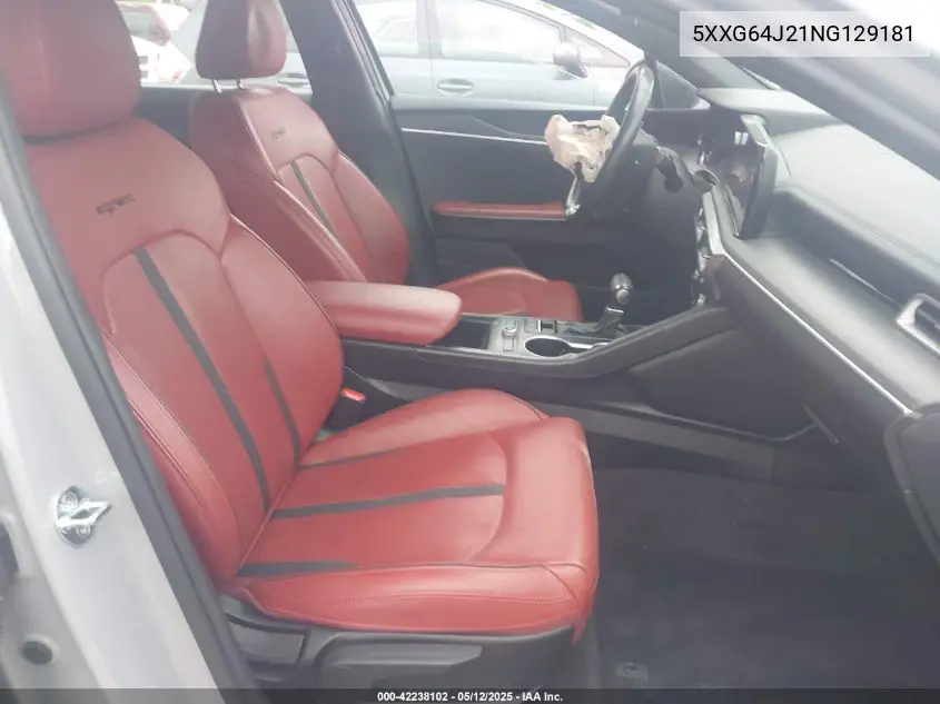 2022 Kia K5 Gt-Line VIN: 5XXG64J21NG129181 Lot: 42238102