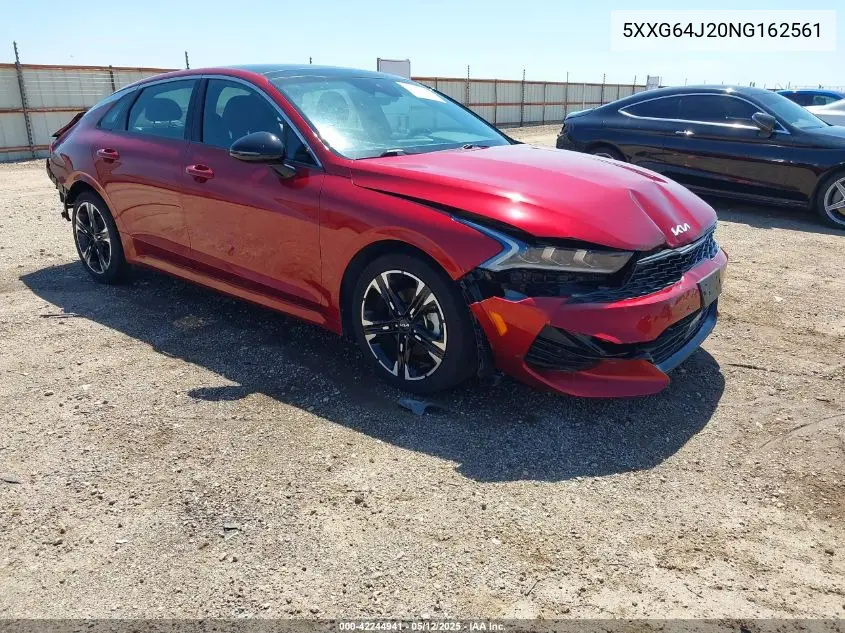 2022 Kia K5 Gt-Line VIN: 5XXG64J20NG162561 Lot: 42244941