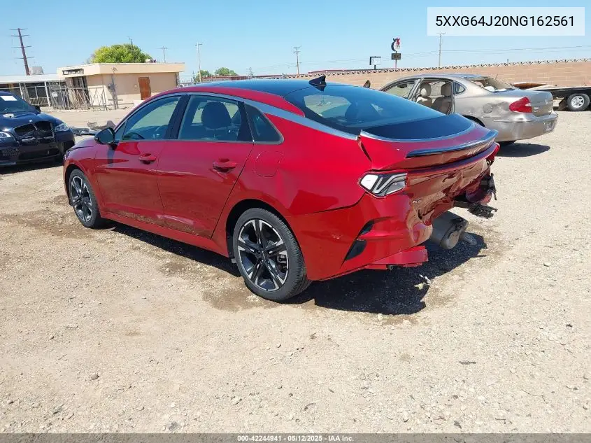 2022 Kia K5 Gt-Line VIN: 5XXG64J20NG162561 Lot: 42244941