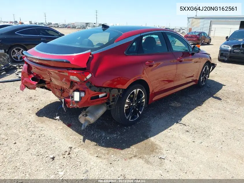 2022 Kia K5 Gt-Line VIN: 5XXG64J20NG162561 Lot: 42244941