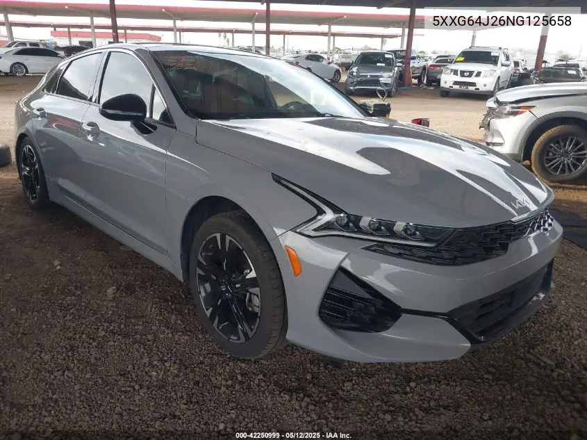 2022 Kia K5 Gt-Line VIN: 5XXG64J26NG125658 Lot: 42250999
