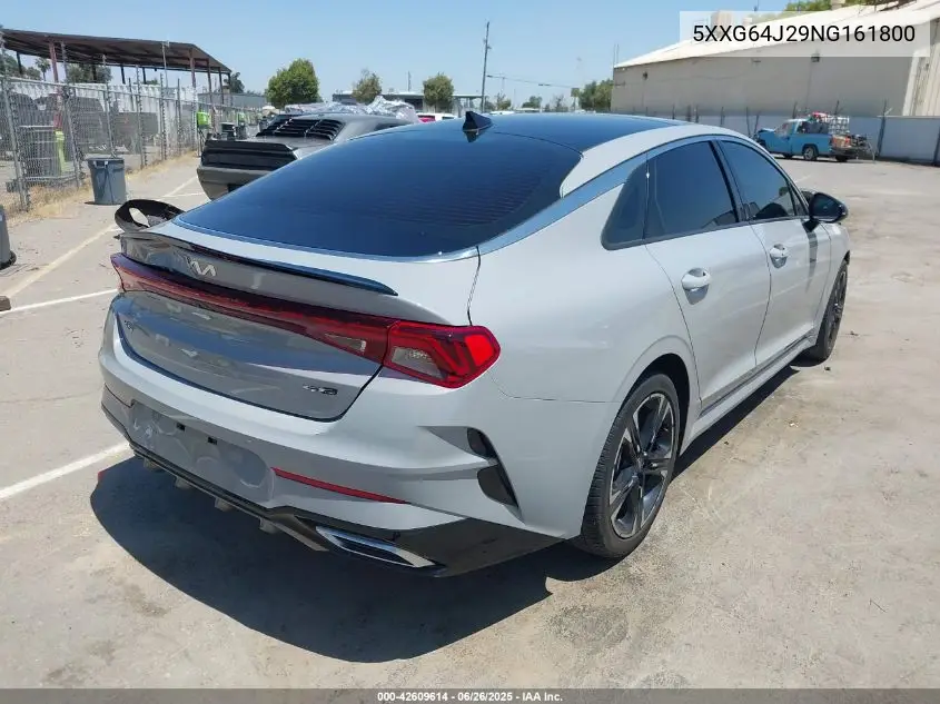2022 Kia K5 Gt-Line VIN: 5XXG64J29NG161800 Lot: 42609614
