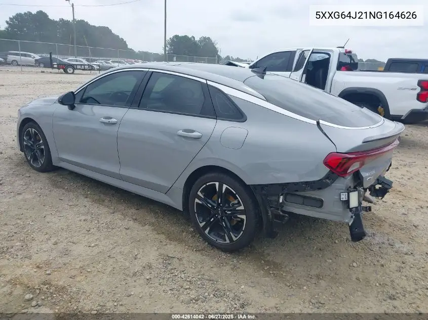 2022 Kia K5 Gt-Line VIN: 5XXG64J21NG164626 Lot: 42614042