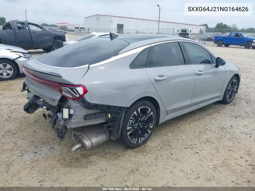 2022 Kia K5 Gt-Line VIN: 5XXG64J21NG164626 Lot: 42614042