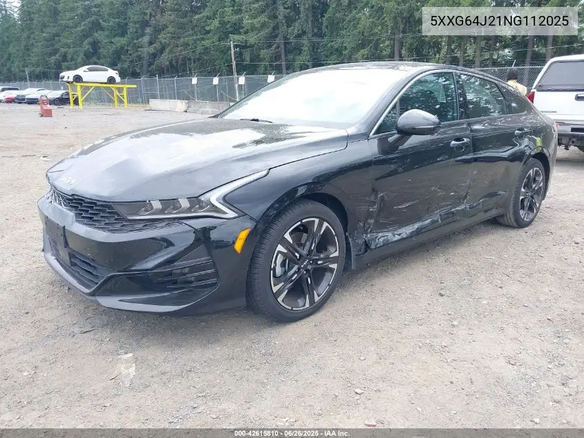2022 Kia K5 Gt-Line VIN: 5XXG64J21NG112025 Lot: 42615810