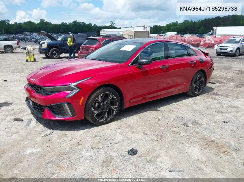 2025 Kia K5 Gt-Line VIN: KNAG64J71S5298738 Lot: 42263660