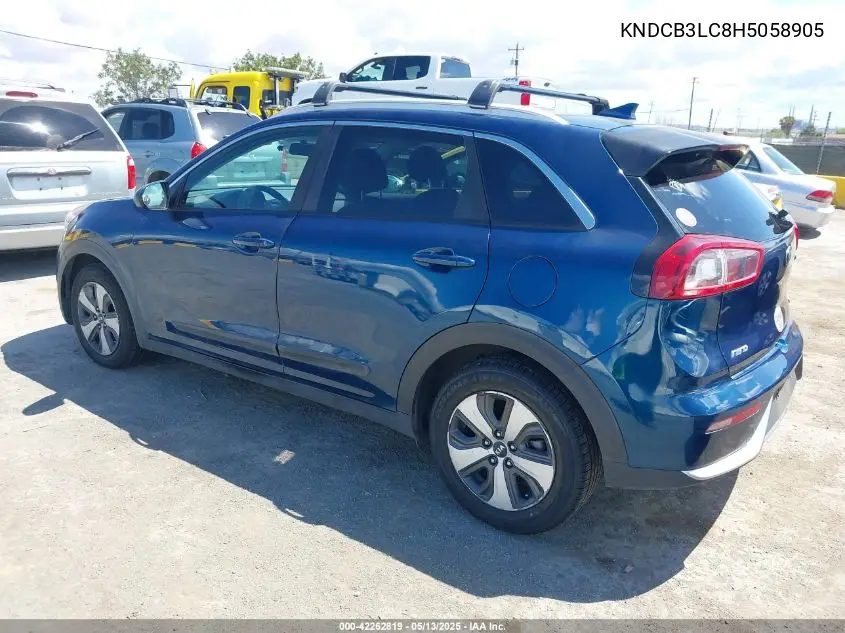 2017 Kia Niro Lx VIN: KNDCB3LC8H5058905 Lot: 42262819