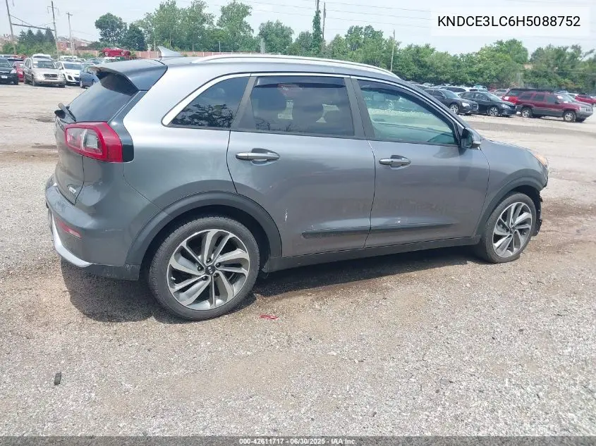 2017 Kia Niro Ex Touring VIN: KNDCE3LC6H5088752 Lot: 42611717