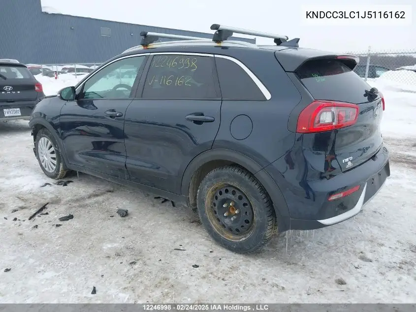 2018 Kia Niro VIN: KNDCC3LC1J5116162 Lot: 12246998