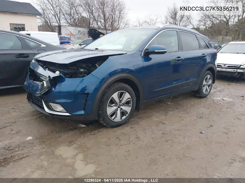 2019 Kia Niro Ex/Touring S VIN: KNDCC3LC7K5356219 Lot: 12290324